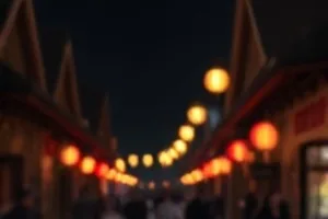 月光下的接线员：夜班工位上亮着指示灯的接线台