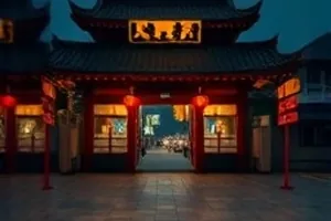 旧城拾荒者：拆迁围墙下堆放的旧物与手推车