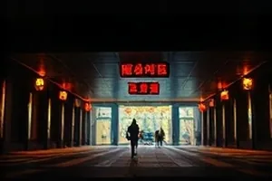 风筝与铁皮：用旧铁皮扎成骨架的风筝停在空地上